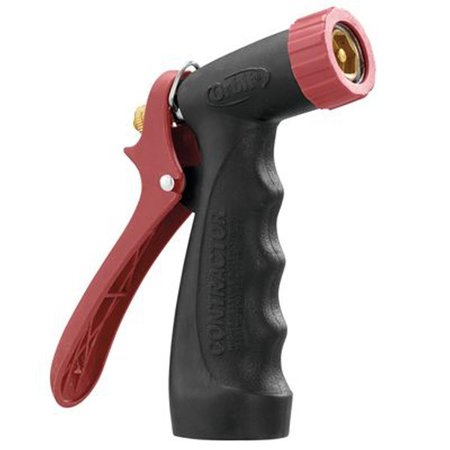 ORBIT Adjustable Metal Hose Nozzle, Black & Red 7004145
